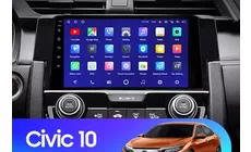 Штатная магнитола Teyes CC2 Plus 3/32 Honda Civic 10 FC FK (2015-2020)