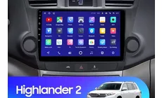 Штатная магнитола Teyes CC2 Plus 4/64 Toyota Highlander 2 XU40 (2007-2013) 10" Тип-B
