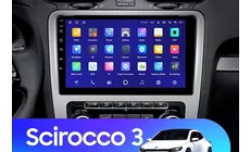Штатная магнитола Teyes CC2 Plus 4/64 Volkswagen Scirocco 3 (2008-2014) F3 (Серая)