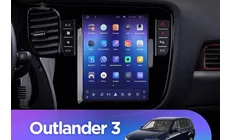 Штатная магнитола Tesla style Teyes TPRO 2 Mitsubishi Outlander 3 GF0W GG0W (2012-2018)
