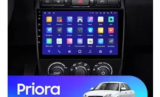 Штатная магнитола Teyes CC2 Plus 6/128 LADA Priora (2013-2018)