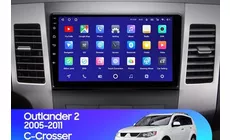 Штатная магнитола Teyes CC2 Plus 6/128 Mitsubishi Outlander 2 (2005-2011) Тип-B