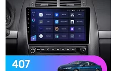 Штатная магнитола Teyes CC3 6/128 Peugeot 407 (2004-2011) F2