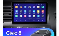 Штатная магнитола Teyes CC2 Plus 6/128 Honda Civic Hatchback (2006-2012)