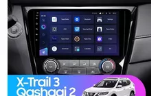 Штатная магнитола Teyes CC3 360 6/128 Nissan X-Trail 3 T32 (2013-2021) F2 климат контроль Тип-A