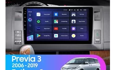 Штатная магнитола Teyes CC3 360 6/128 Toyota Previa, Estima AHR20 XR50 (2006-2019) левый руль