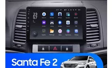 Штатная магнитола Teyes X1 4G 2/32 Hyundai Santa Fe 2 (2006-2012)