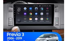Штатная магнитола Teyes X1 4G 2/32 Toyota Previa, Estima AHR20 XR50 (2006-2019) левый руль