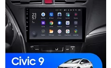 Штатная магнитола Teyes X1 4G 2/32 Honda Civic 9 FK FB (2012-2017)