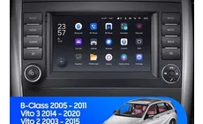 Штатная магнитола Teyes X1 4G 2/32 Mercedes-Benz Viano 2 W639 (2003-2015) 7"