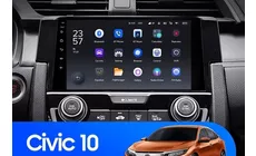 Штатная магнитола Teyes X1 4G 2/32 Honda Civic 10 FC FK (2015-2020)