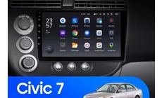 Штатная магнитола Teyes X1 4G 2/32 Honda Civic 7 (2000-2006)