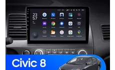 Штатная магнитола Teyes X1 4G 2/32 Honda Civic Hatchback (2006-2012)