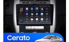Штатная магнитола Teyes X1 4G 2/32 Kia Cerato (2004-2008) F2