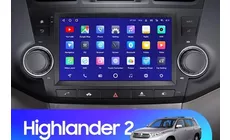 Штатная магнитола Teyes CC2 Plus 3/32 Toyota Highlander 2 XU40 (2007-2013) 9"диагональ