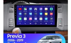Штатная магнитола Teyes CC2 Plus 3/32 Toyota Previa, Estima AHR20 XR50 (2006-2019) левый руль
