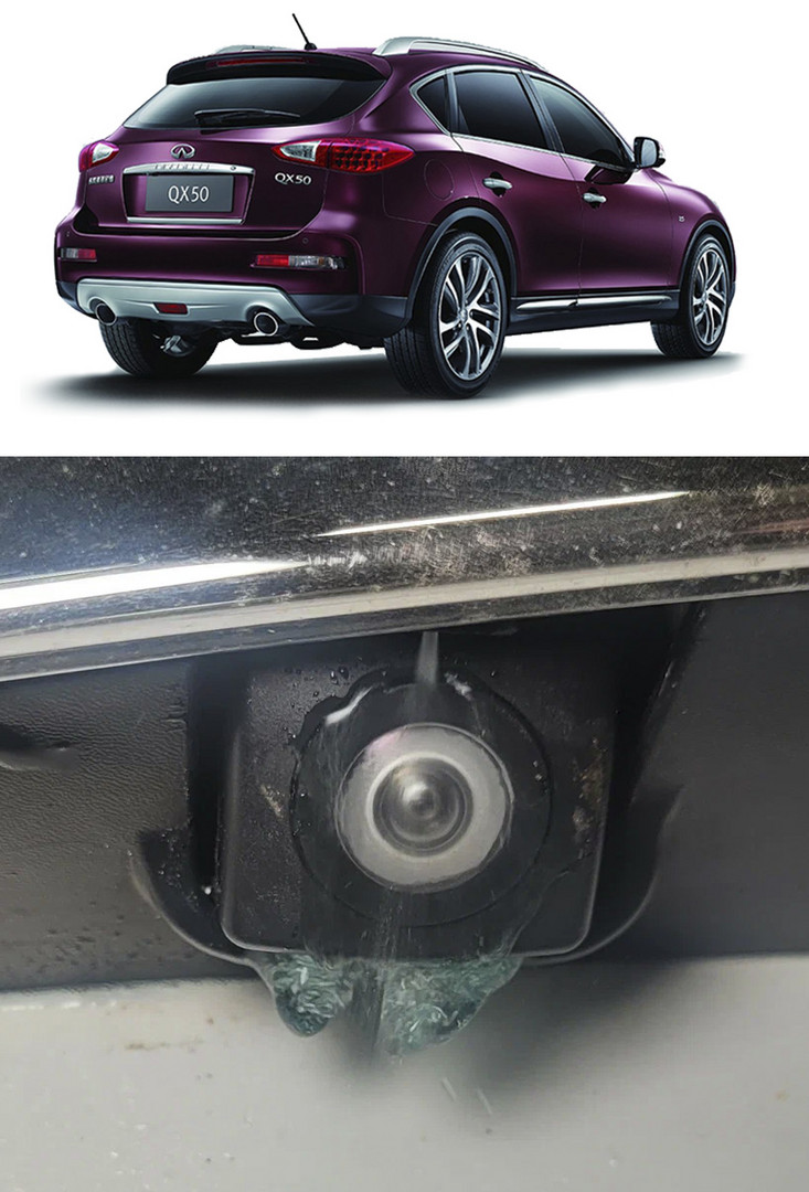 Infiniti EX / QX50 (J50) 2010-2017 (с системой кругового обзора) (4056) омыватель камеры заднего вида