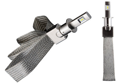 Комплект LED ламп головного света H3 (гибкий кулер) ULTRA BRIGHT 5500k VIPER