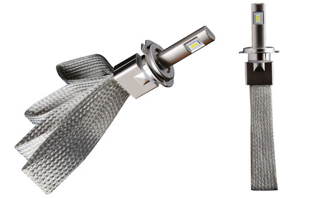 Комплект LED ламп головного света H7 (гибкий кулер) ULTRA BRIGHT 5500k VIPER
